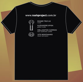 Camisetas Rush Project