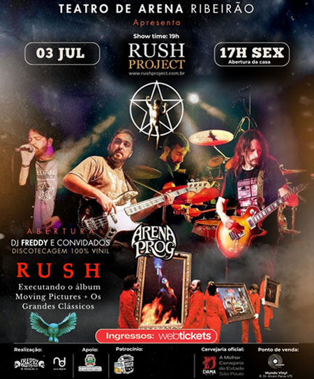 Pr�ximo Show do Rush Project