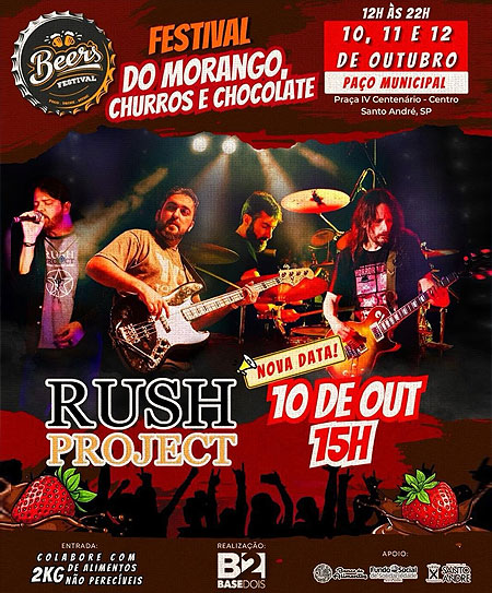 Pr�ximo Show do Rush Project